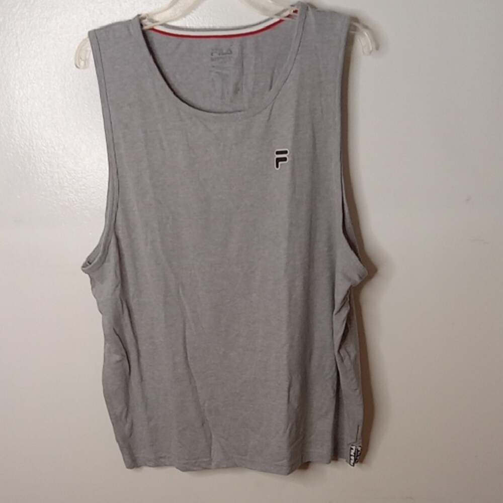 Fila Sleepwear Men's Large Heather Gray Muscle Tee. Activewear, Athleisure